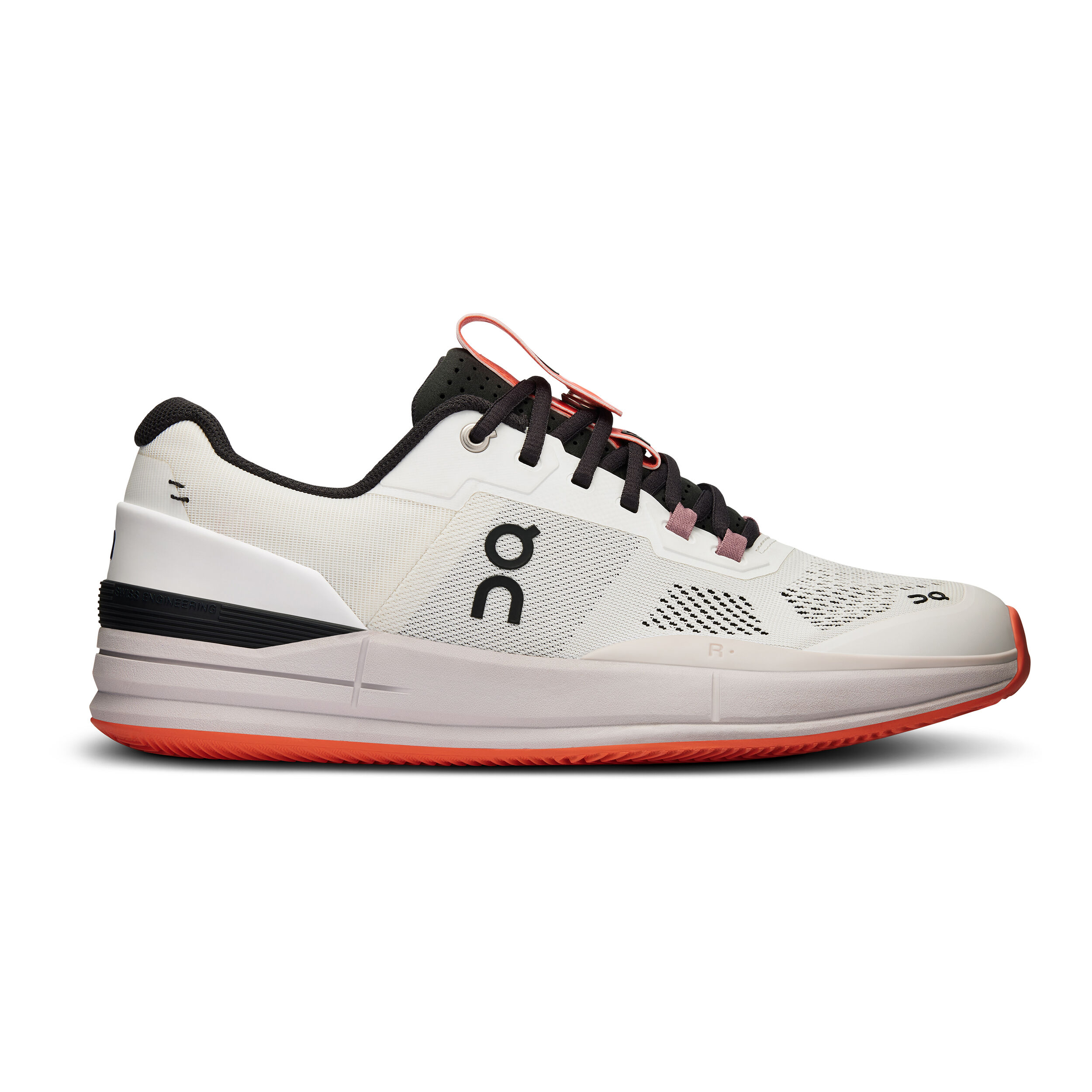 Tennis shoes white orange discount