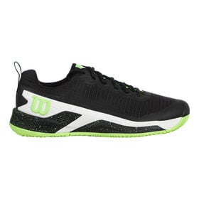 Image of Rush Pro 4.5 Clay Court Shoe Men-Black,Light Green