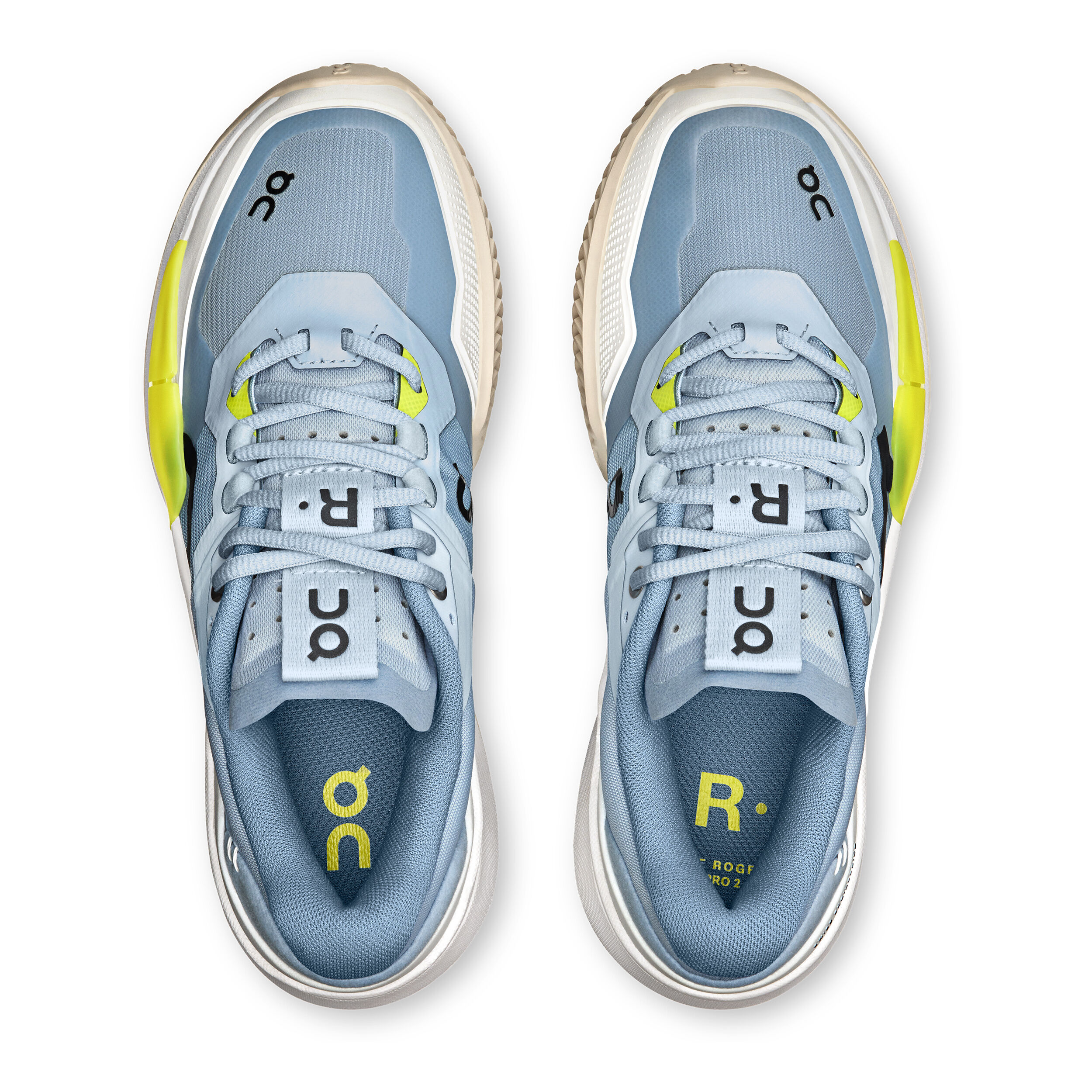 On The Roger Pro 2 Clay Court Shoe Women Light Blue, Yellow