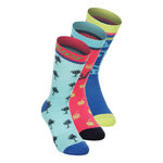 BIDI BADU Clothing BIDI BADU Bold Bro II Crew Printed Move Tennis Socks-Multicoloured