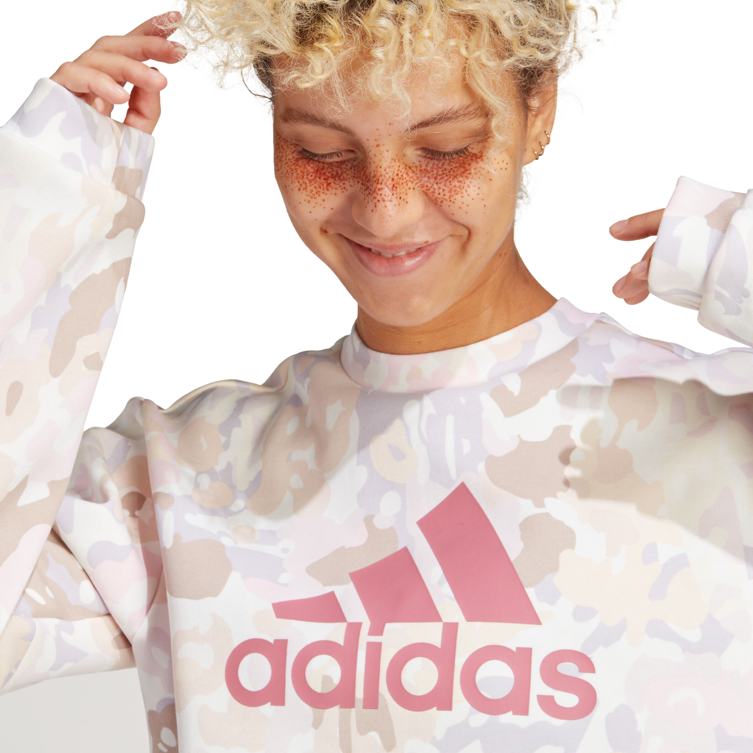 Buy adidas Graphic Sweatshirt Women White Multicoloured online