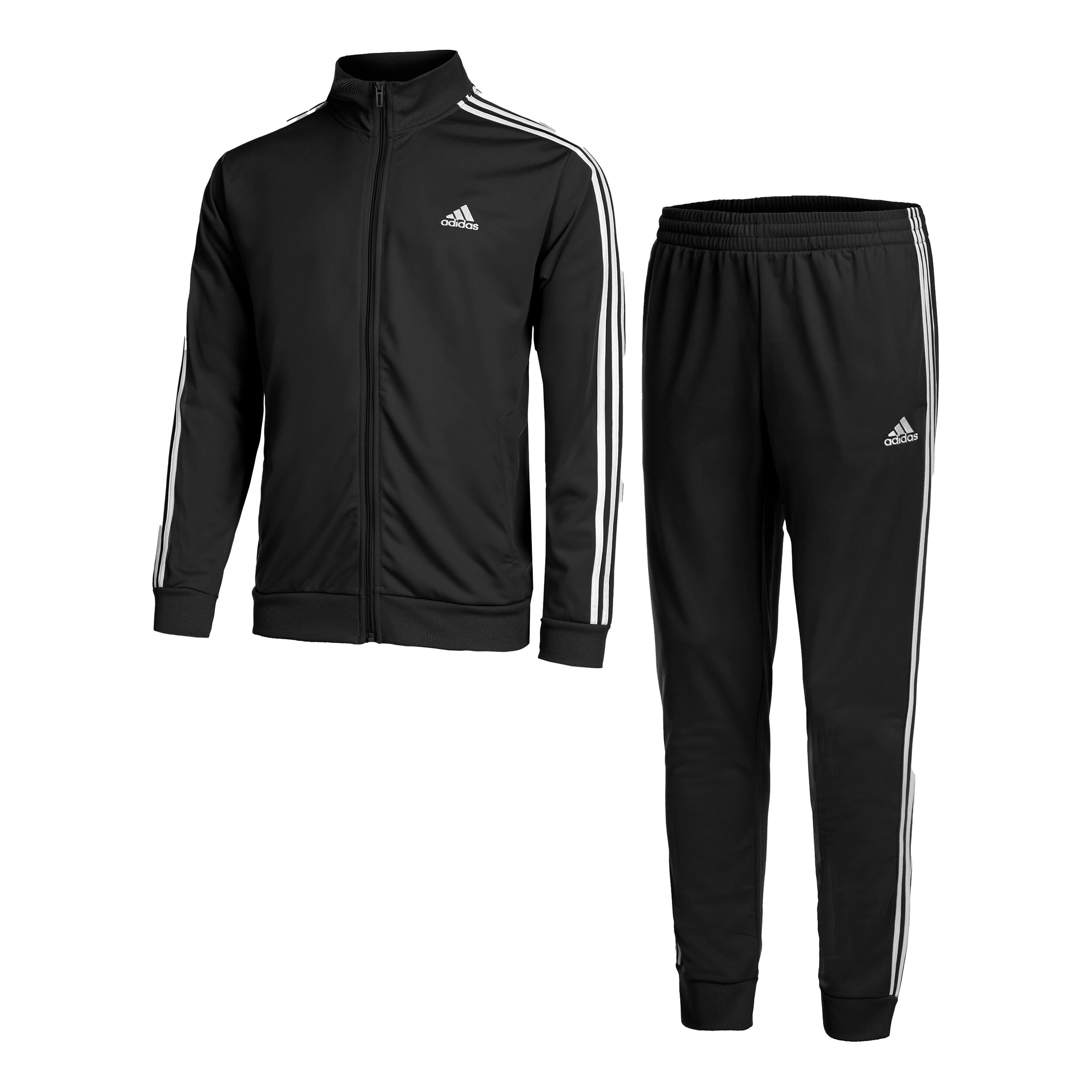 Buy adidas Sportswear Basic 3 Stripes Tricot Tracksuit Men Black White online Tennis Point COM