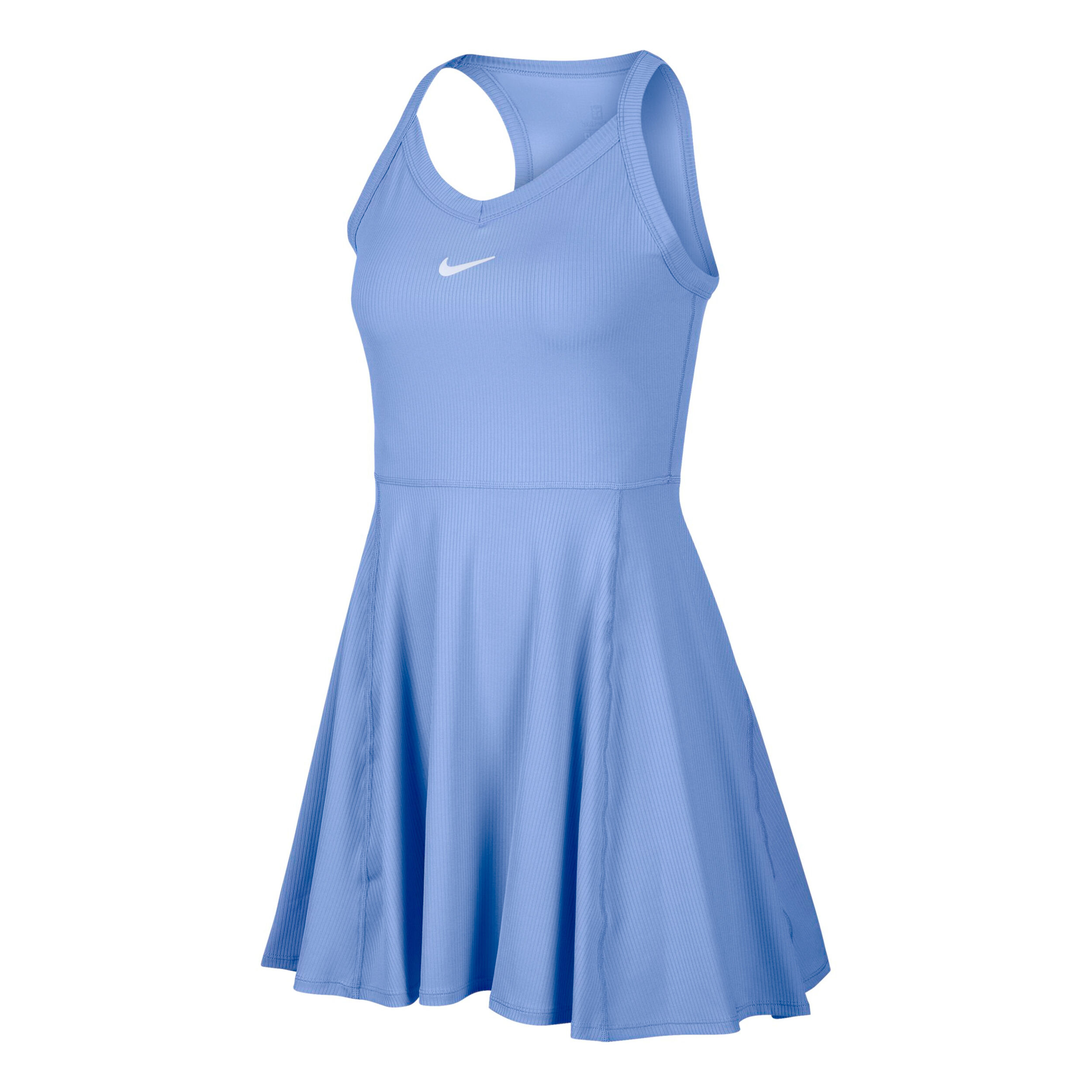 Court Dry Dress Women Light Blue White
