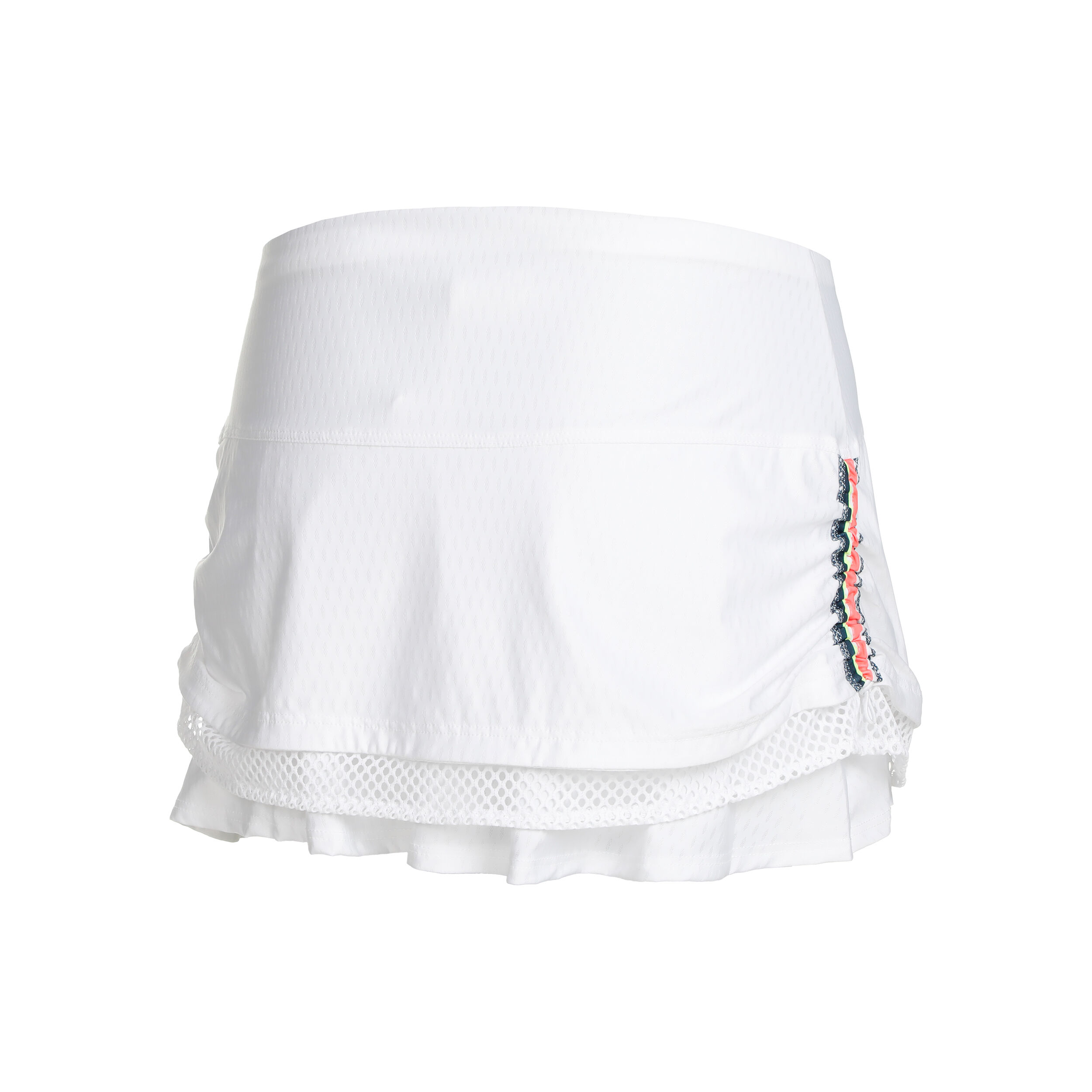 Rirandture - yukkiii♡ Buy Lucky in Love Royale Stripe Ruche Skirt Women White
