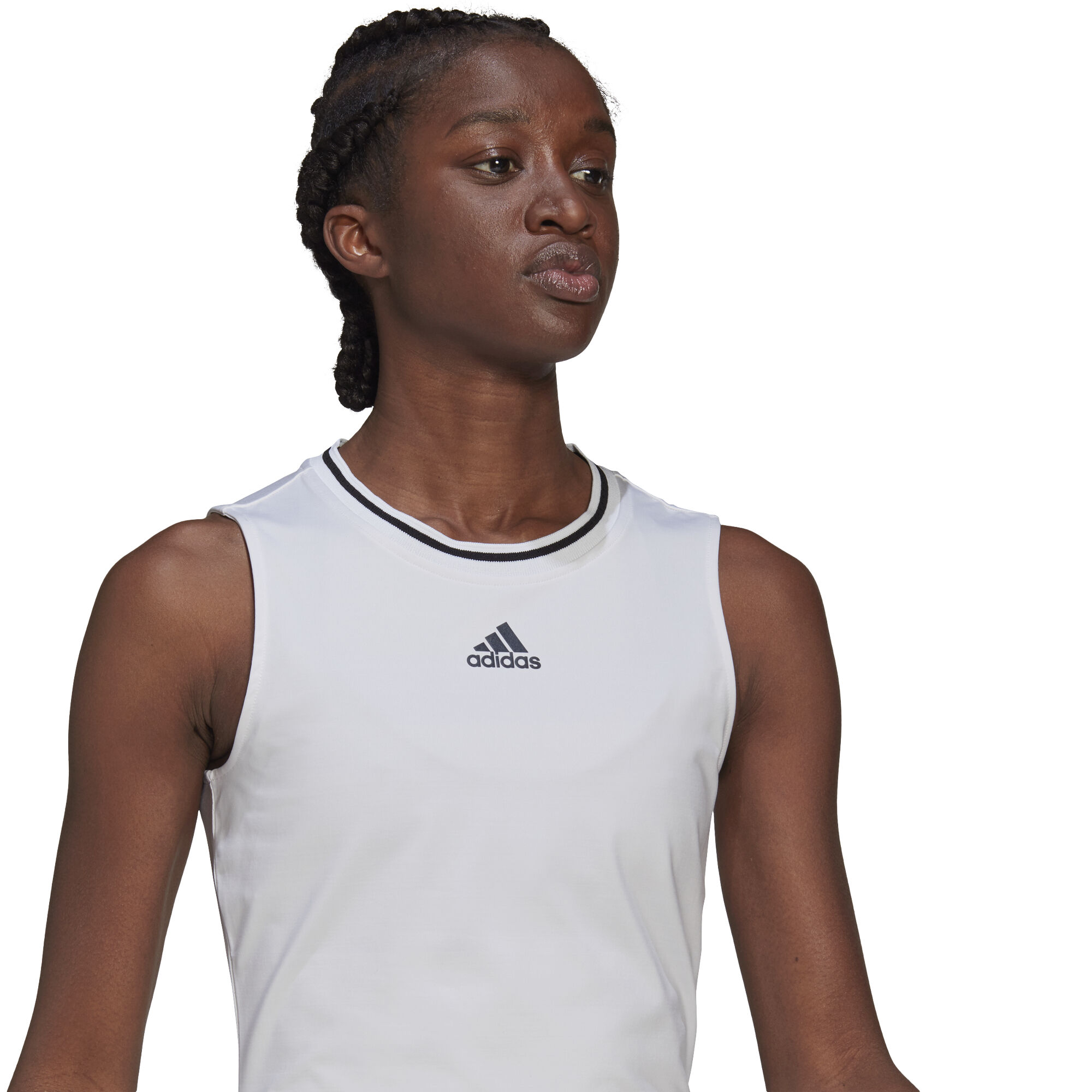 Adidas muscle 2025 tank ladies