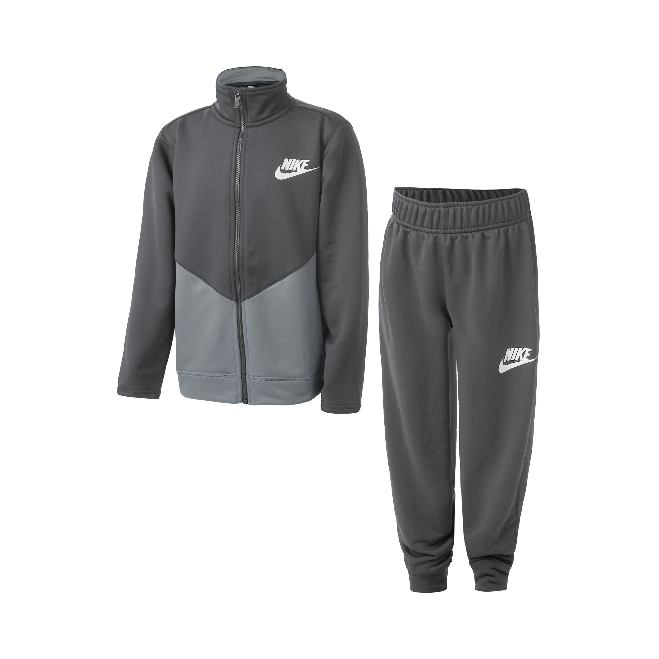 Dark grey hot sale nike tracksuit