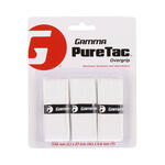 Gamma Overgrips Gamma Pure Tac 3 Pack-White