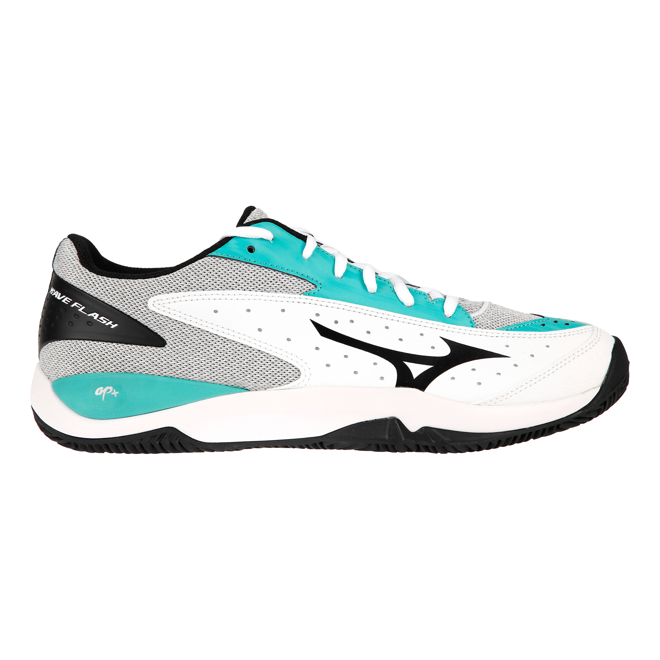 Buy Mizuno Wave Flash Clay Court Shoe Men White Mint online Tennis Point COM