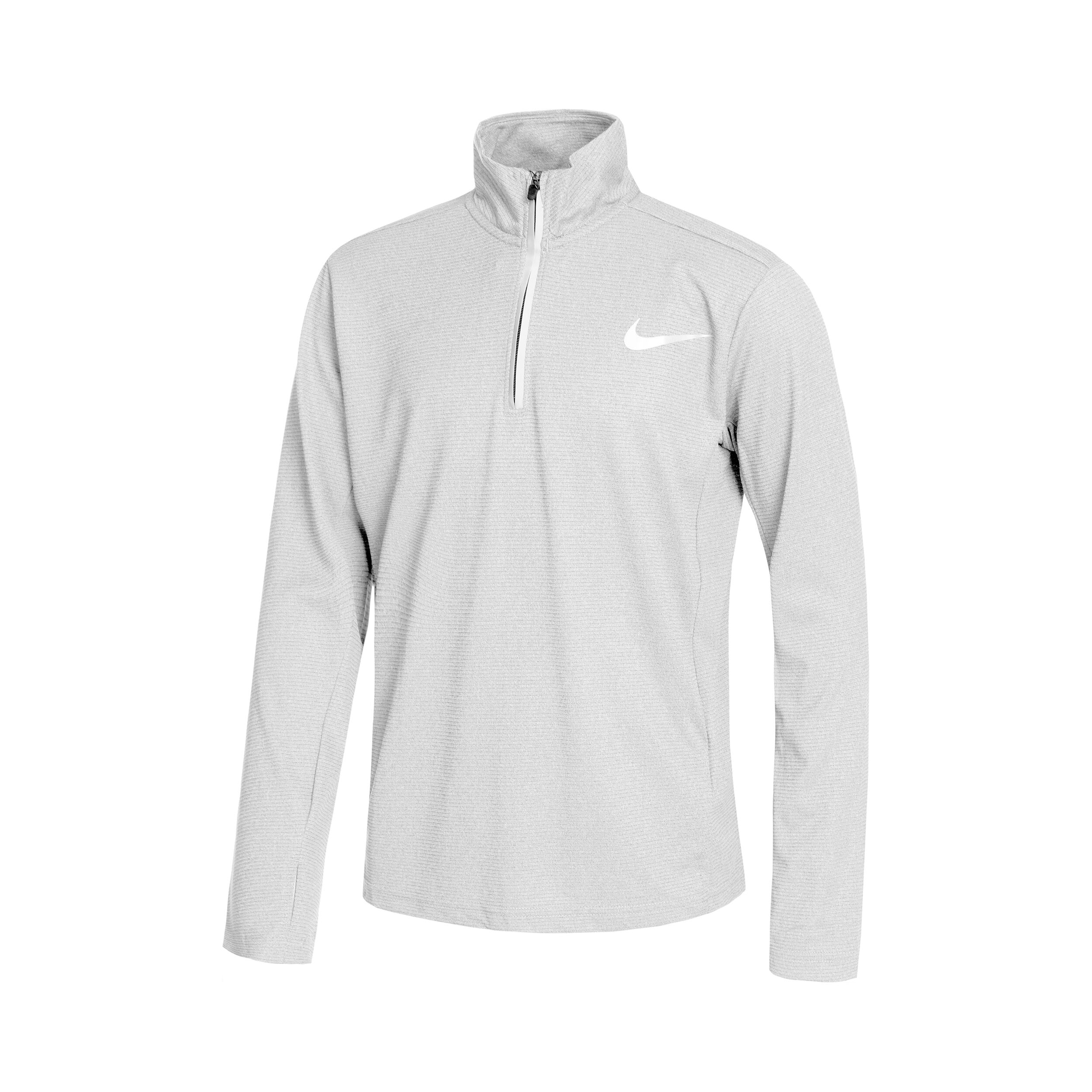 Nike white quarter zip hot sale