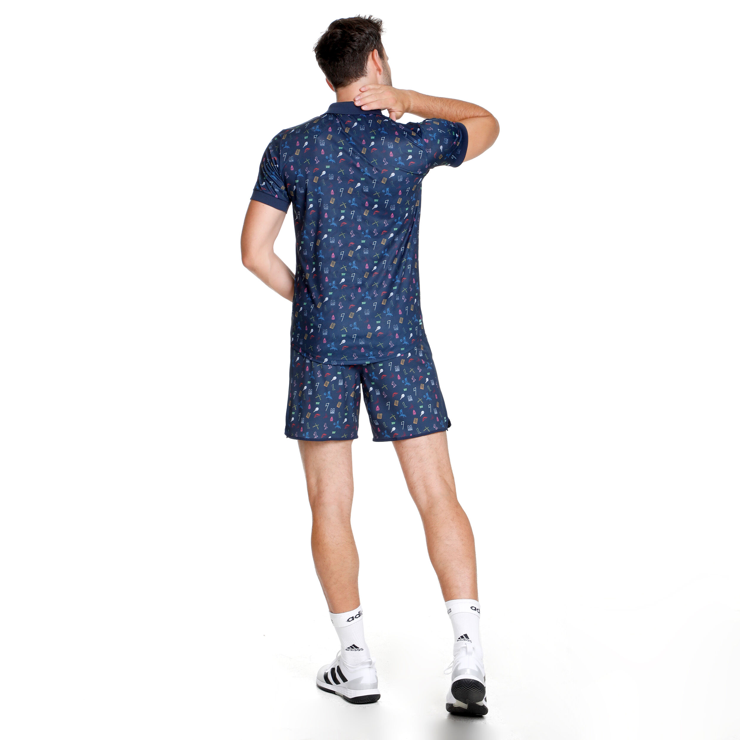 Buy BIDI BADU Idir Tech Polo Men Dark Blue, Multicoloured online | Tennis  Point COM
