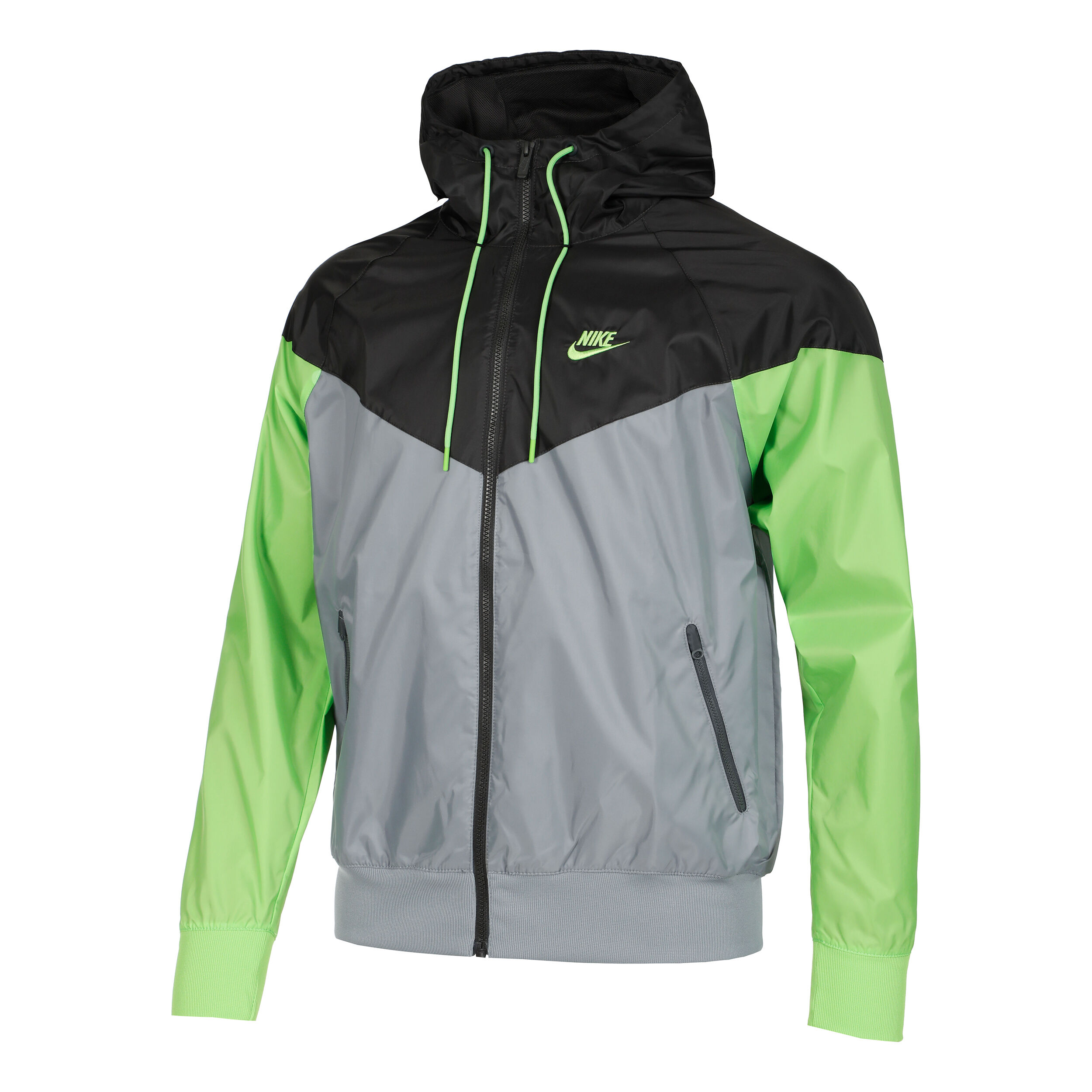 Green nike sale windbreaker mens