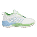 K-Swiss Tennis shoes K-Swiss Hypercourt Supreme 2 Clay Court Shoe Women-White,Light Green
