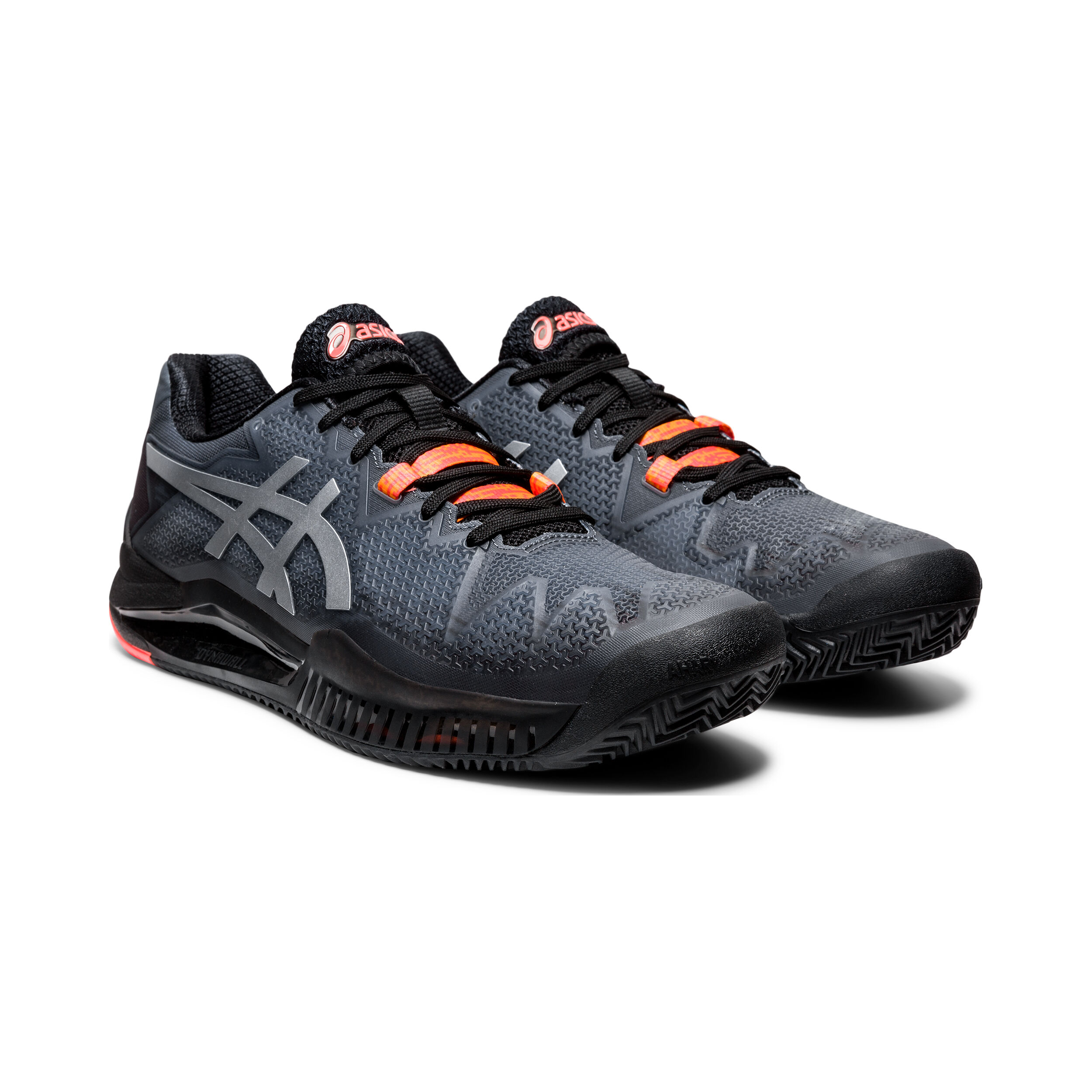 Asics gel resolution black grey discount