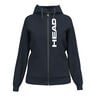 Club Original Full Zip Hoodie Women-Dark Blue