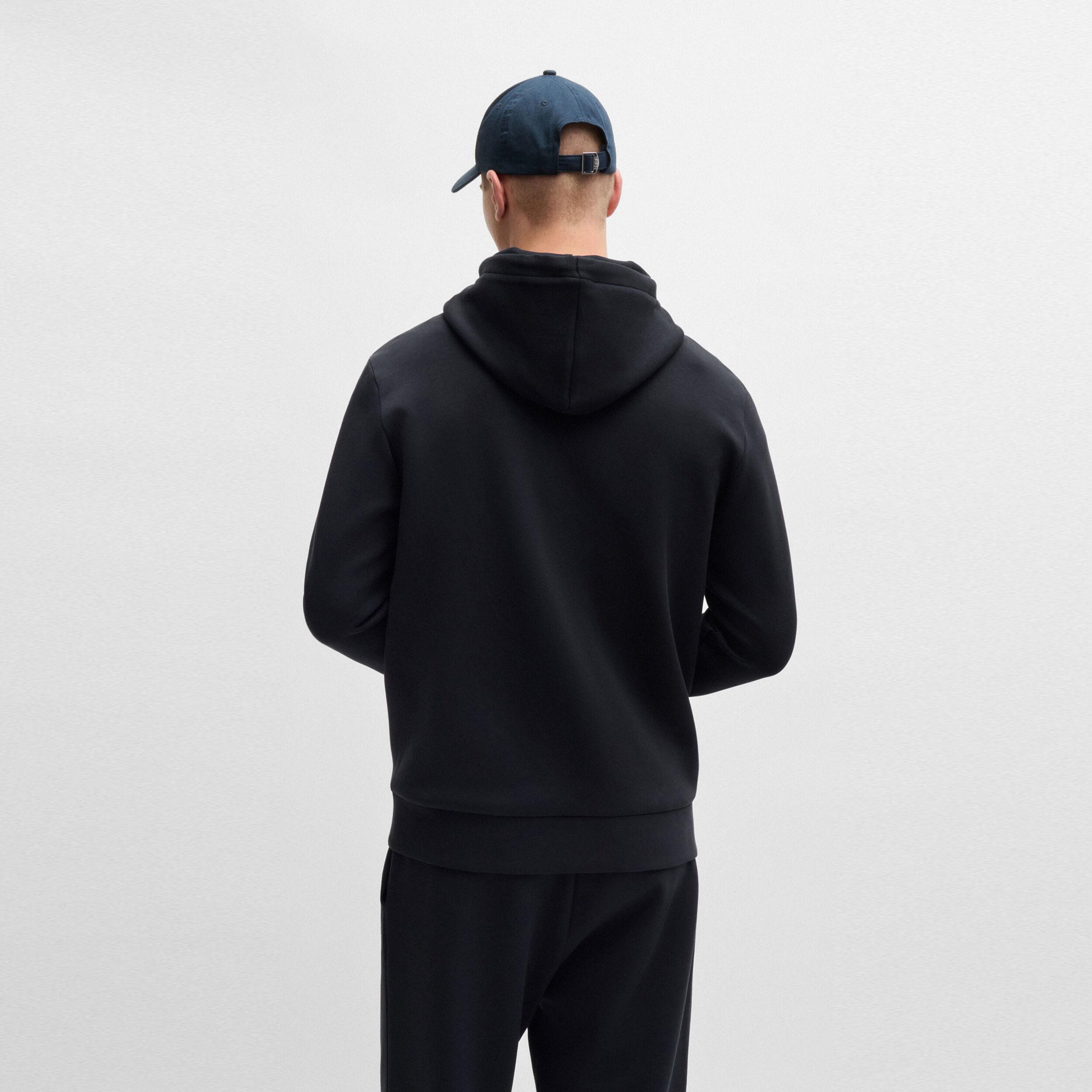 Buy BOSS Shaggy Zip Hoodie Men Dark Blue online | Tennis