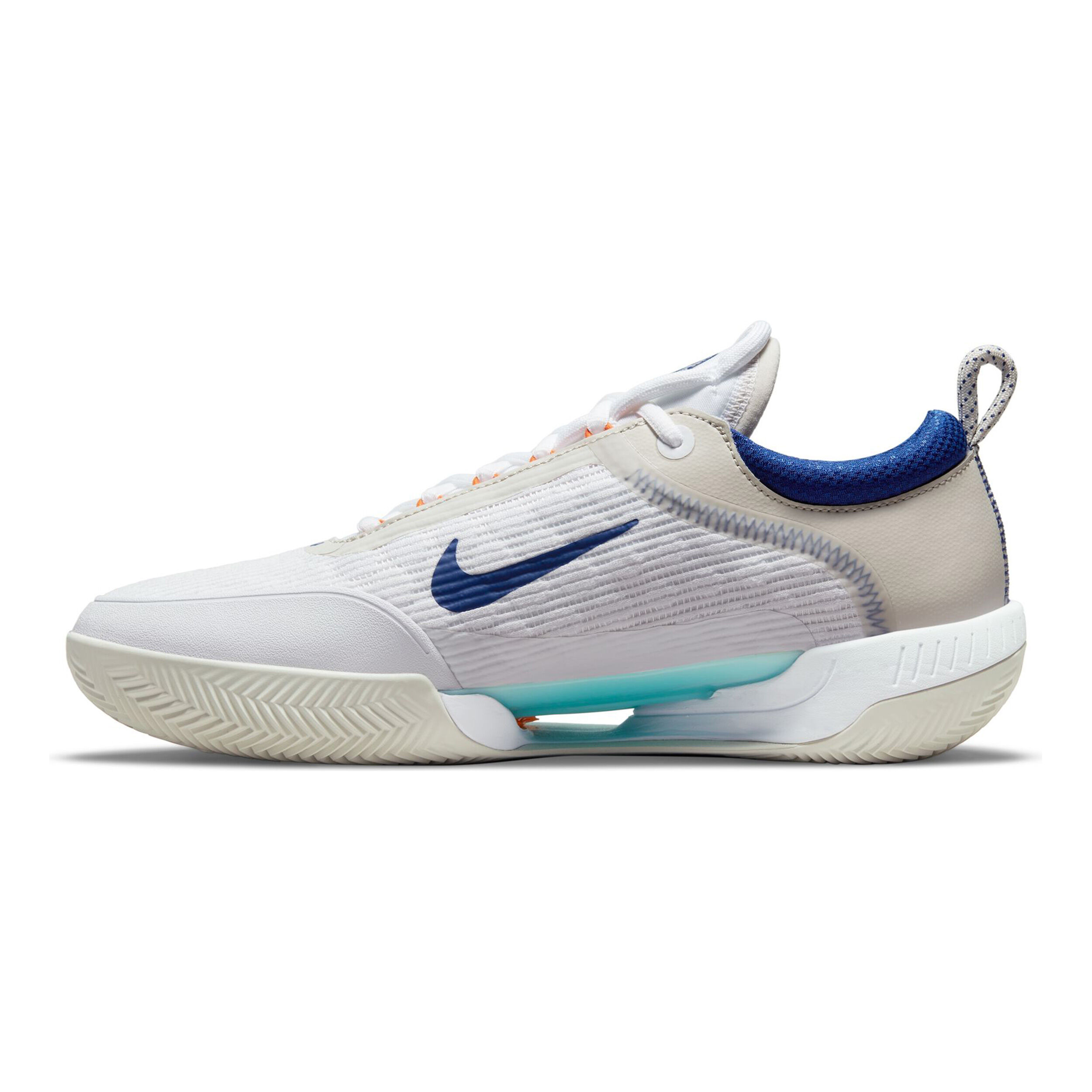 Buy Nike Court Zoom NXT Clay Court Shoe Men White Blue online