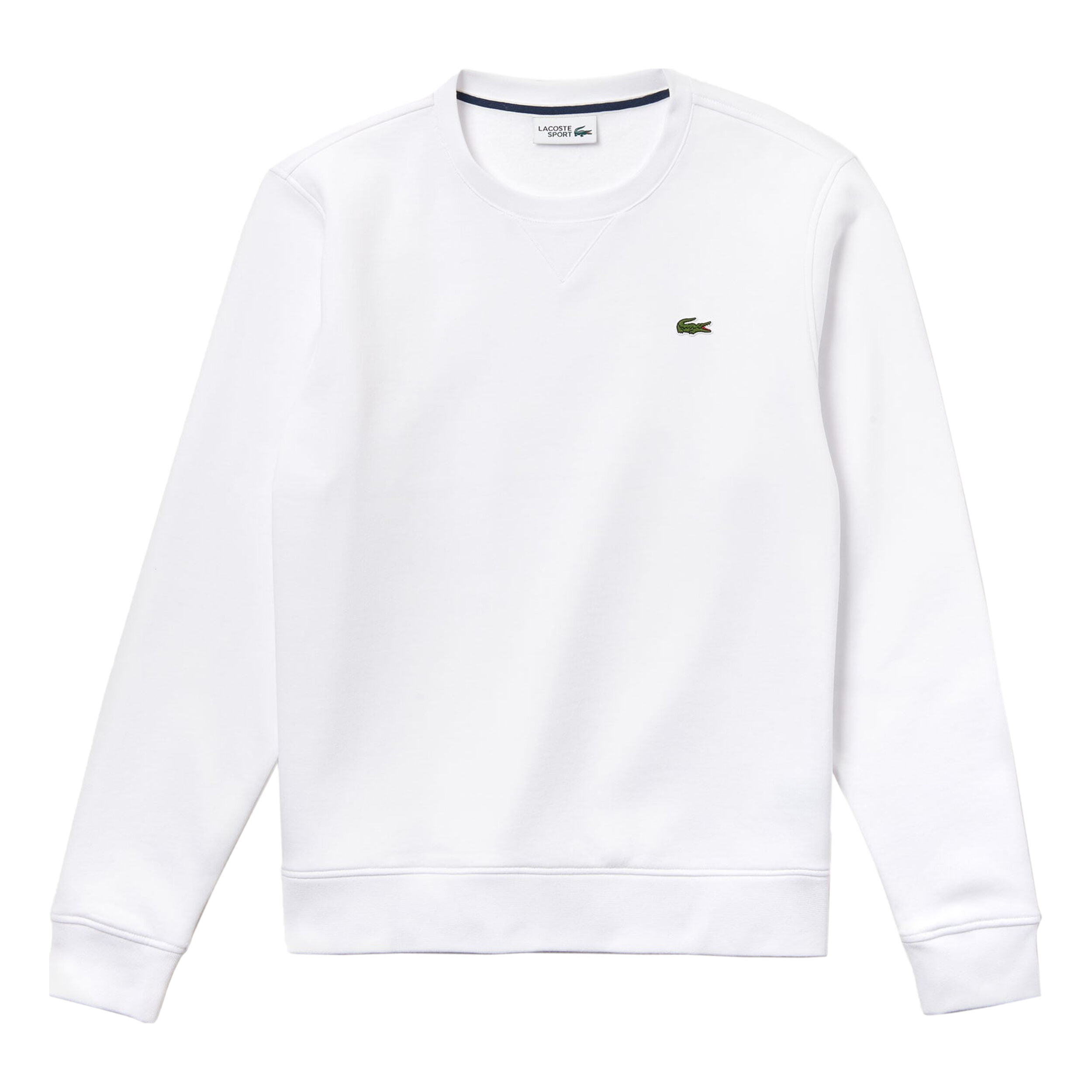White shop lacoste jumper
