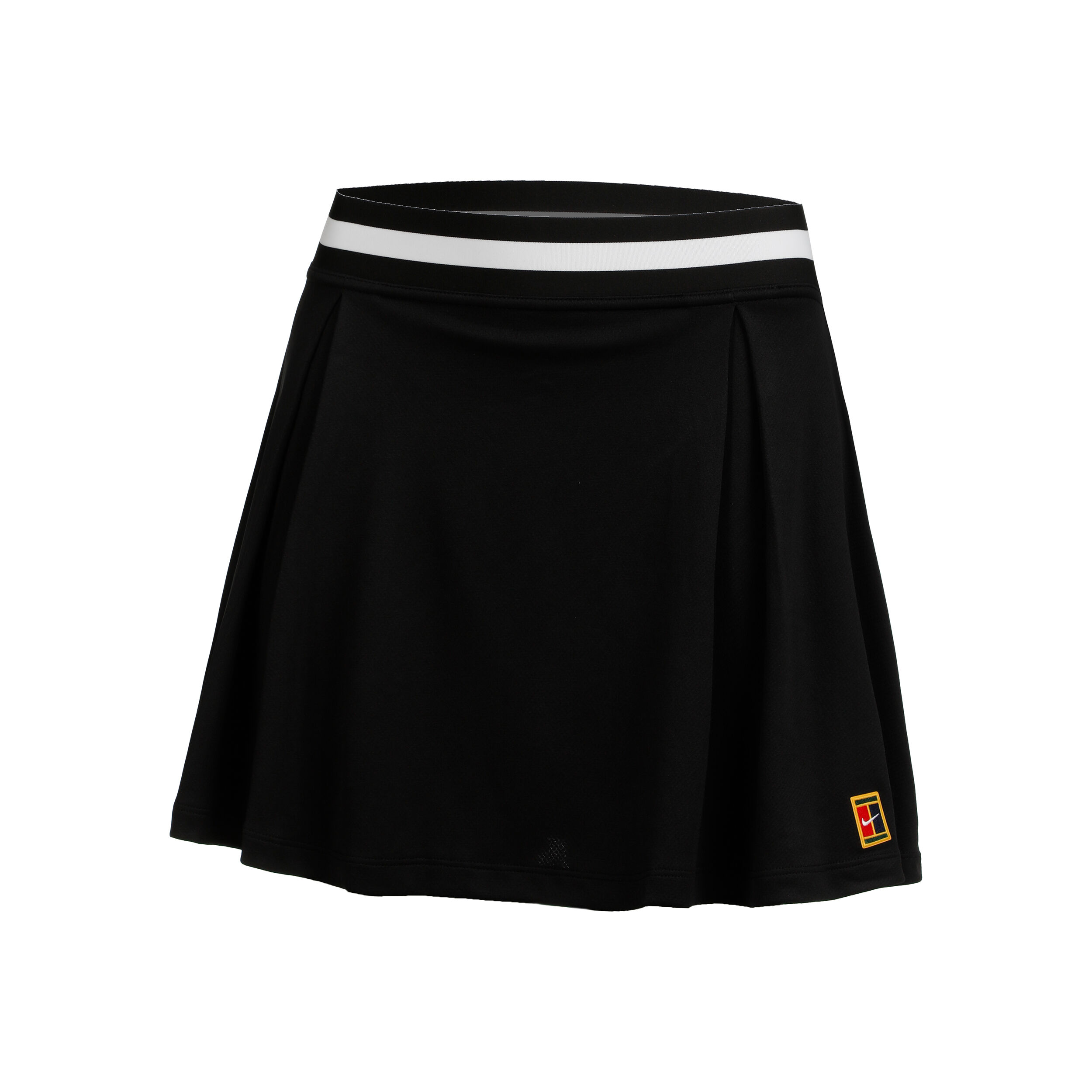 Nike black and white tennis skirt hot sale