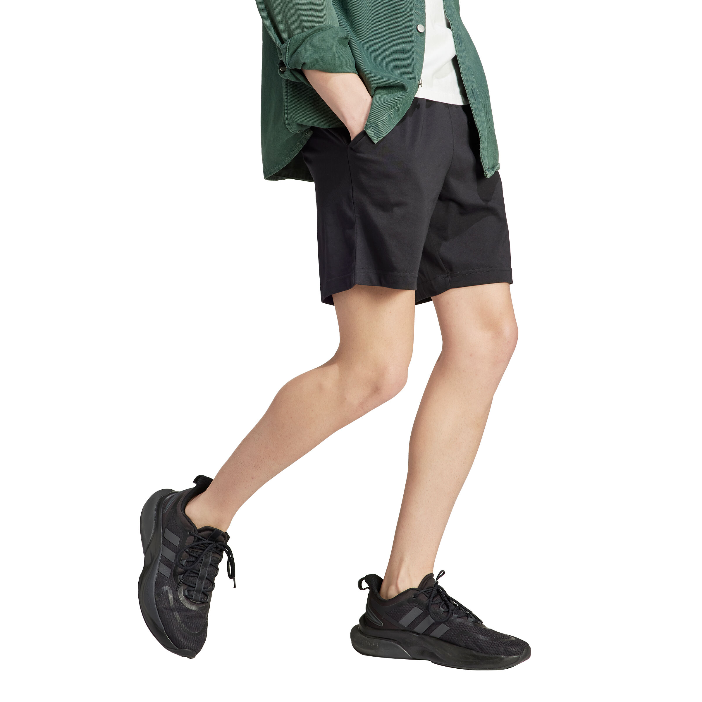 Adidas linear logo online shorts