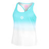Crew Gradiant Tank Top Women-Turquoise,White