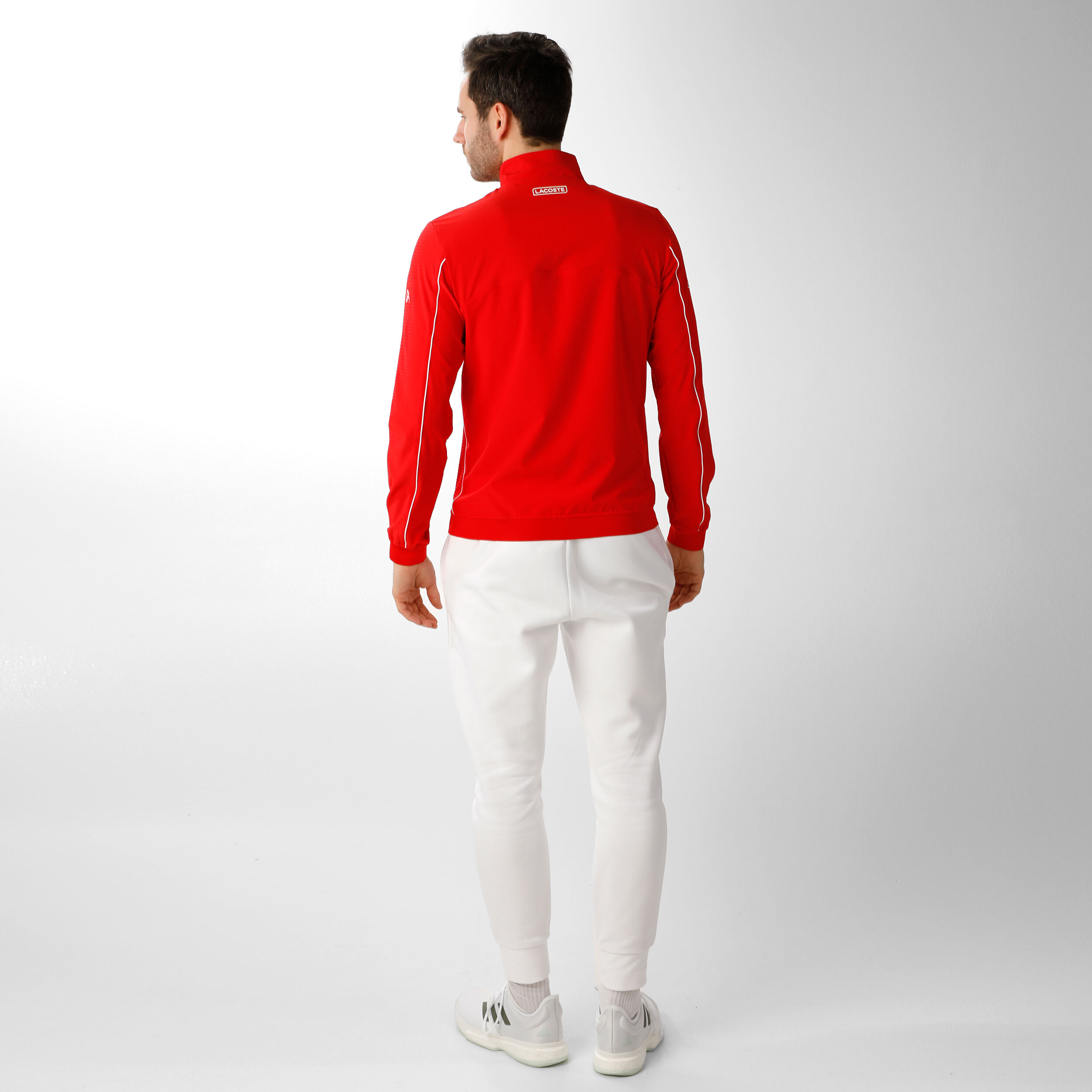 Veste lacoste deals djokovic rouge