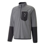 Puma Running shirt Puma Seasons Raincell Half-Zip Running Top Men-Grey,Black