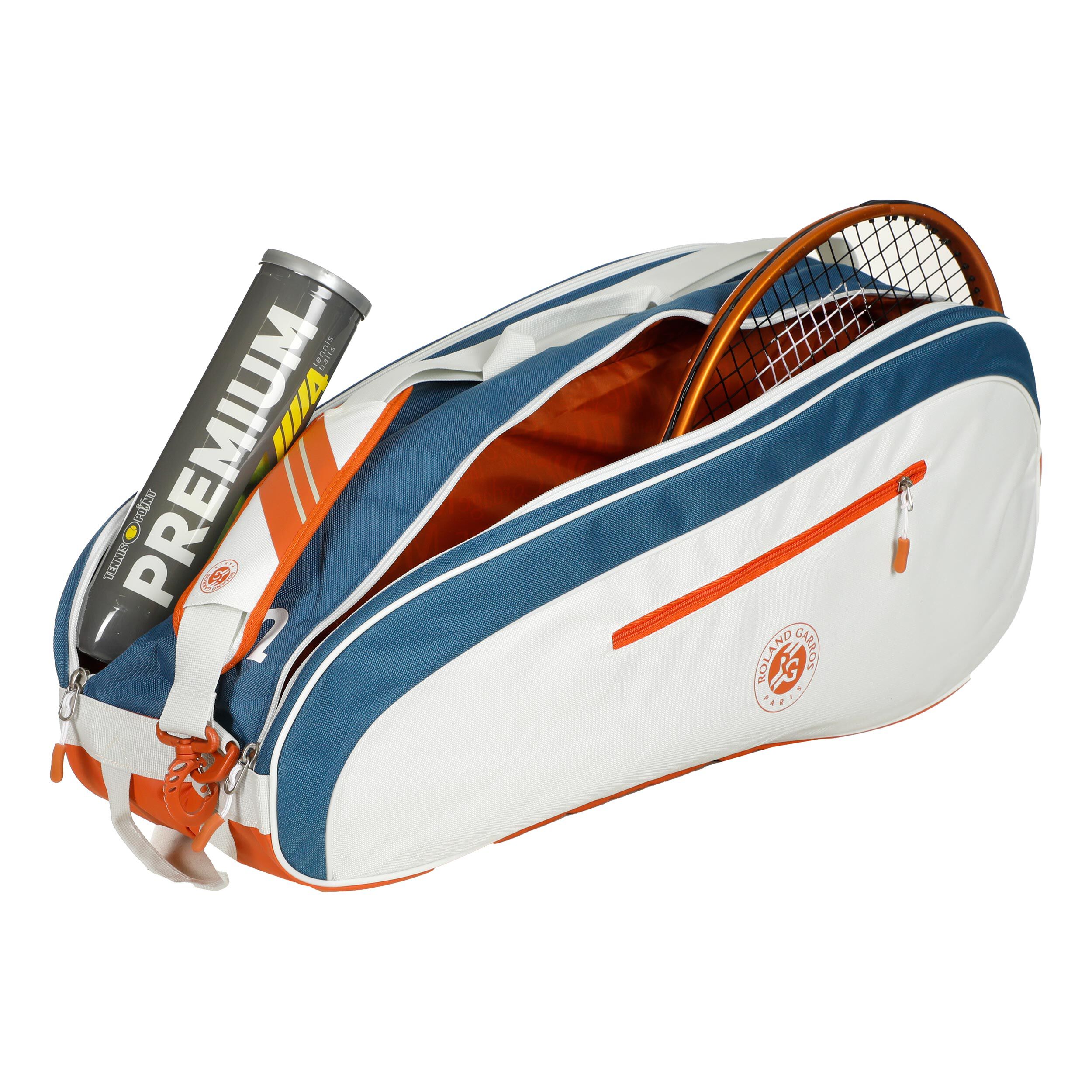 wilson - Wilson ラケットバッグ ROLAND GARROS TEAM 6 PK Wilson Roland Garros Team 6-Pack Racquet Bag Cream/Clay