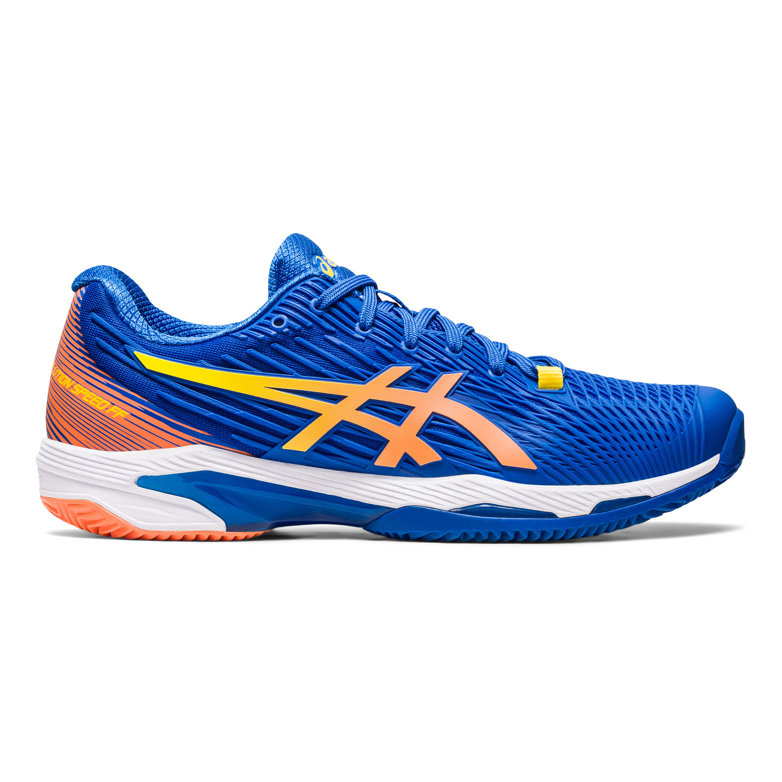 Blue and orange asics discount