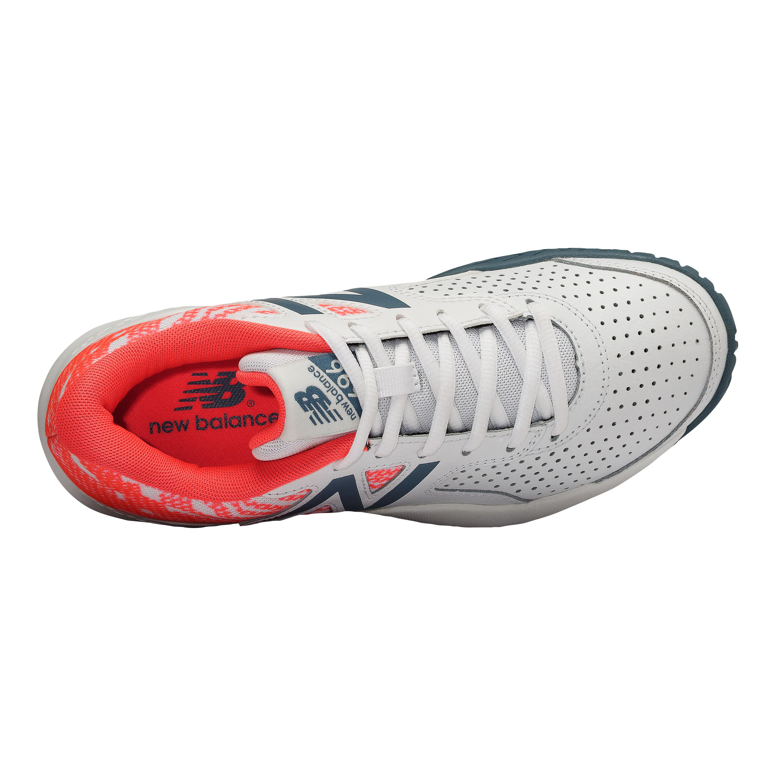 696 V3 All Court Shoe Women White Orange