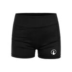 Quiet Please Clothing Quiet Please Break Ball Shorts Women-Black,White
