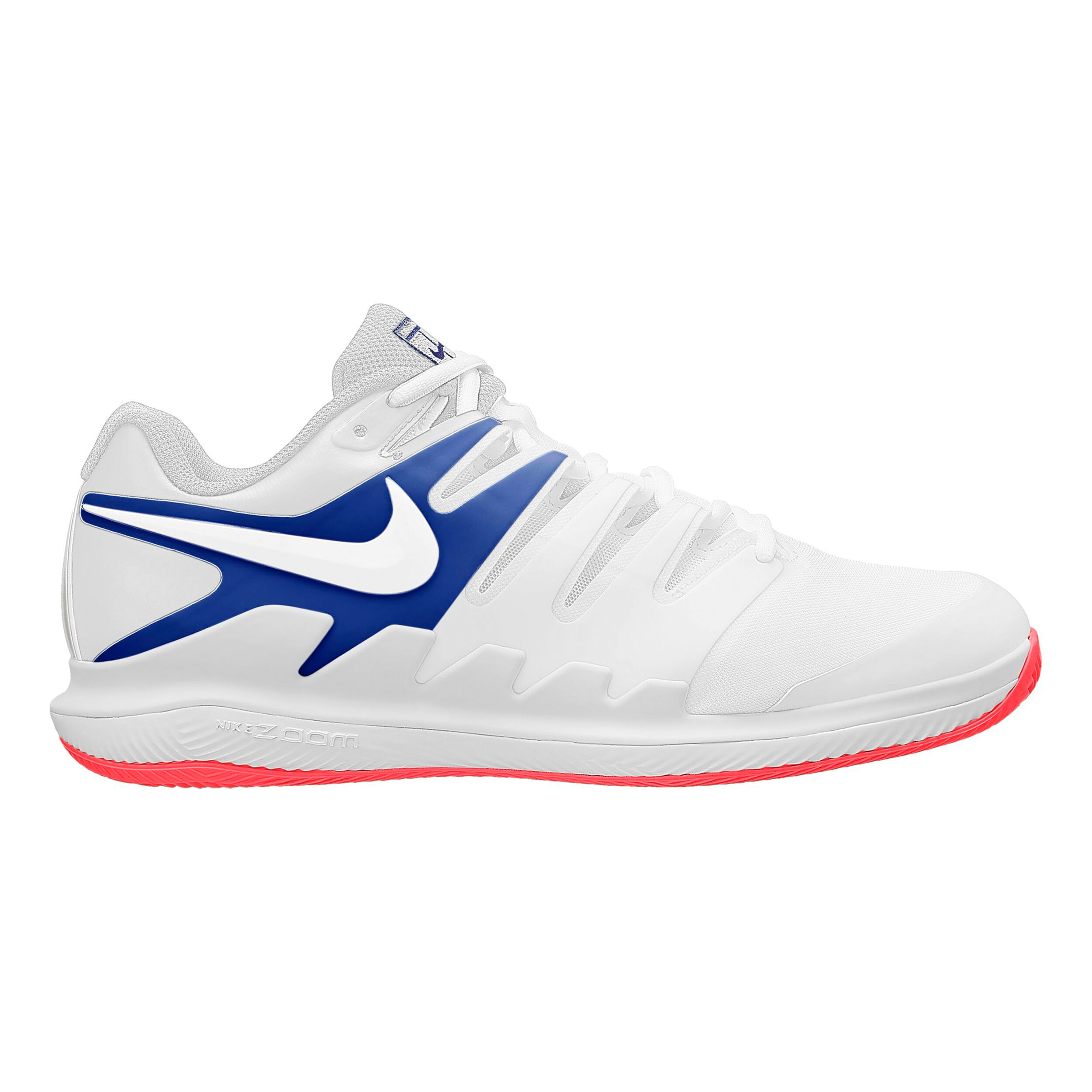 Air Zoom Vapor X Clay Court Shoe Men White Blue