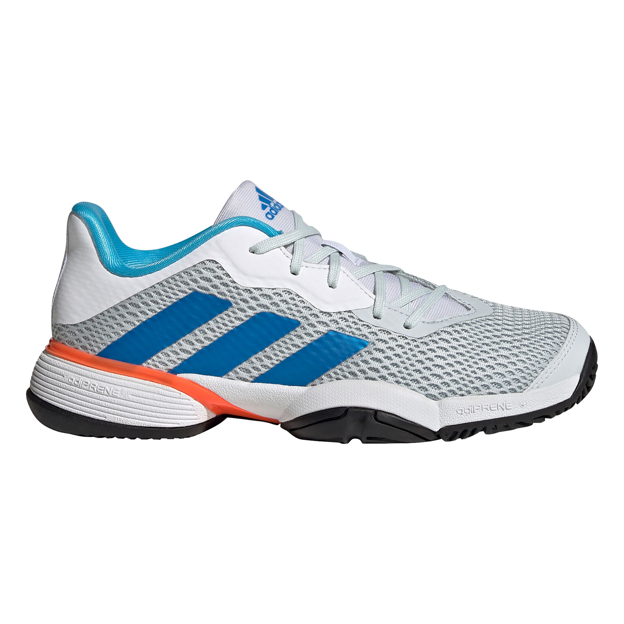 buy adidas Barricade All Court Kids - White, Blue online | Tennis-Point
