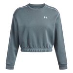 Under Armour Clothing Under Armour Rival Fleece Piped Crew Sweatshirt Women - blue grey, 