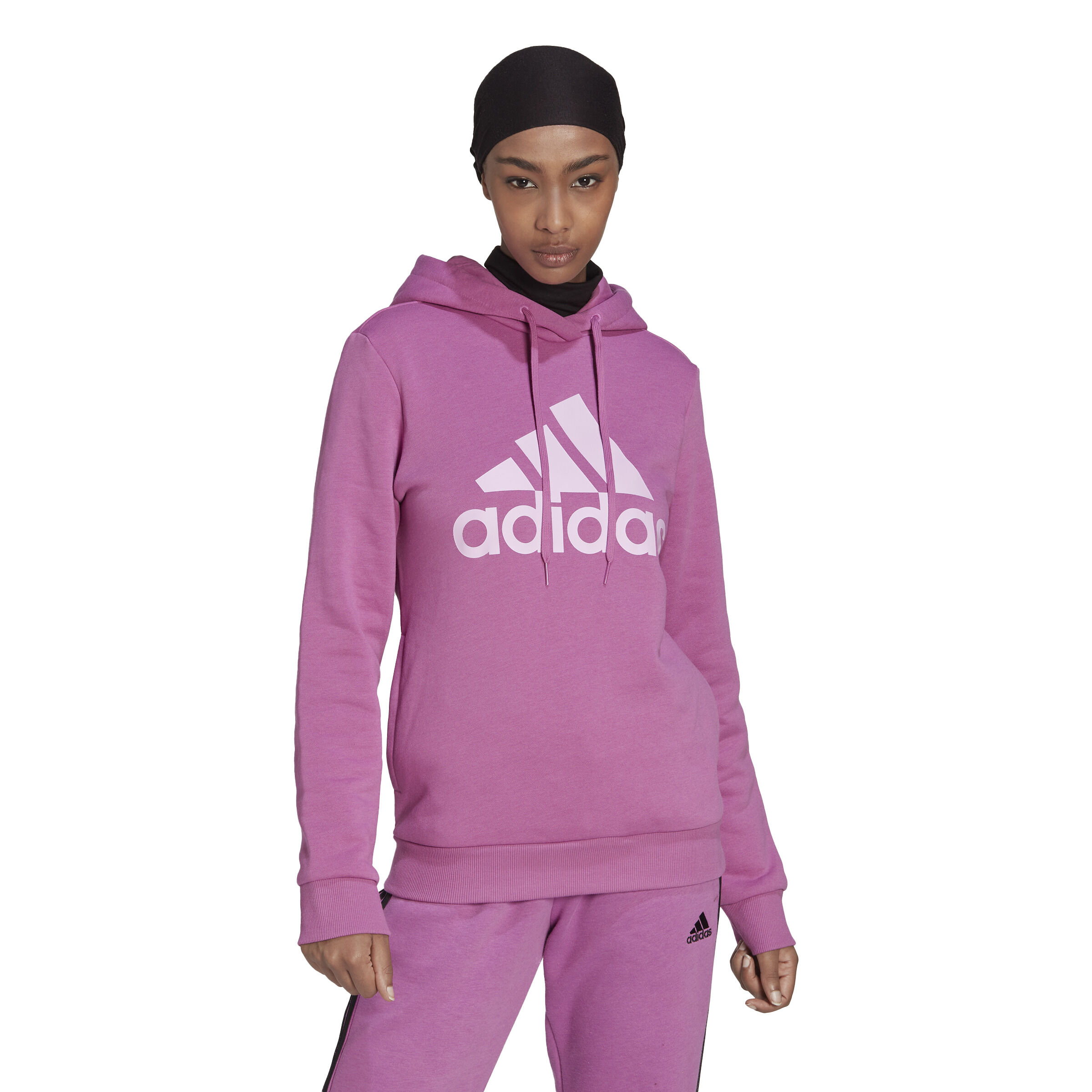 Buy adidas Essentials Logo Fleece Hoody Women Lilac online
