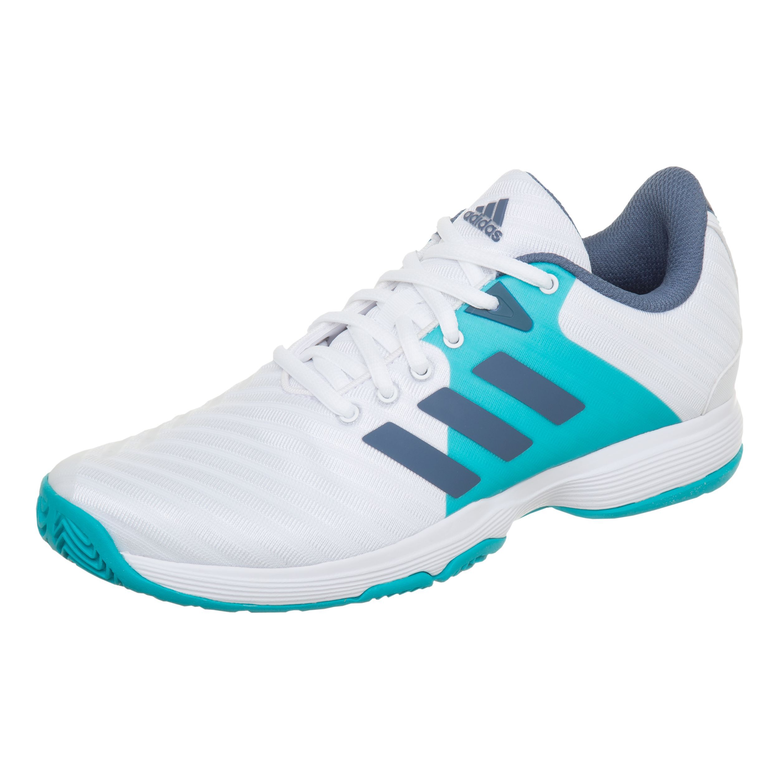 Barricade Court All Court Shoe Women White Turquoise