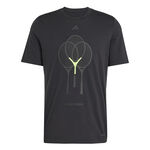 adidas Clothing adidas Racket T-Shirt Men-Black