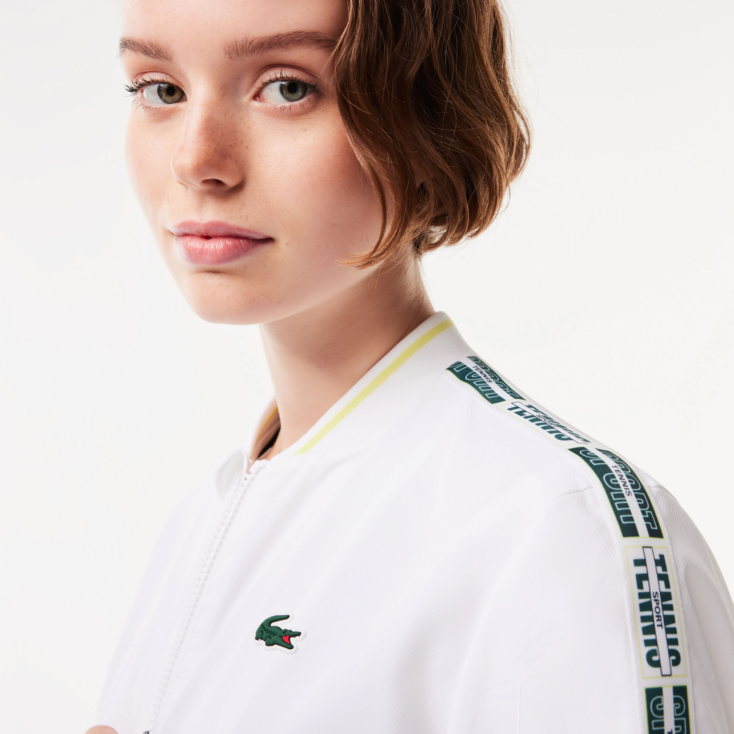 Buy Lacoste Active Performance Training Jacket Women White Multicoloured online Tennis Point COM