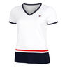 Elisabeth T-Shirt Women-White,Dark Blue