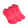 Tennis Socks 3 Pack-Pink