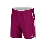 Quiet Please Tennis apparel Quiet Please Drop 7in Shorts Men-berry, white