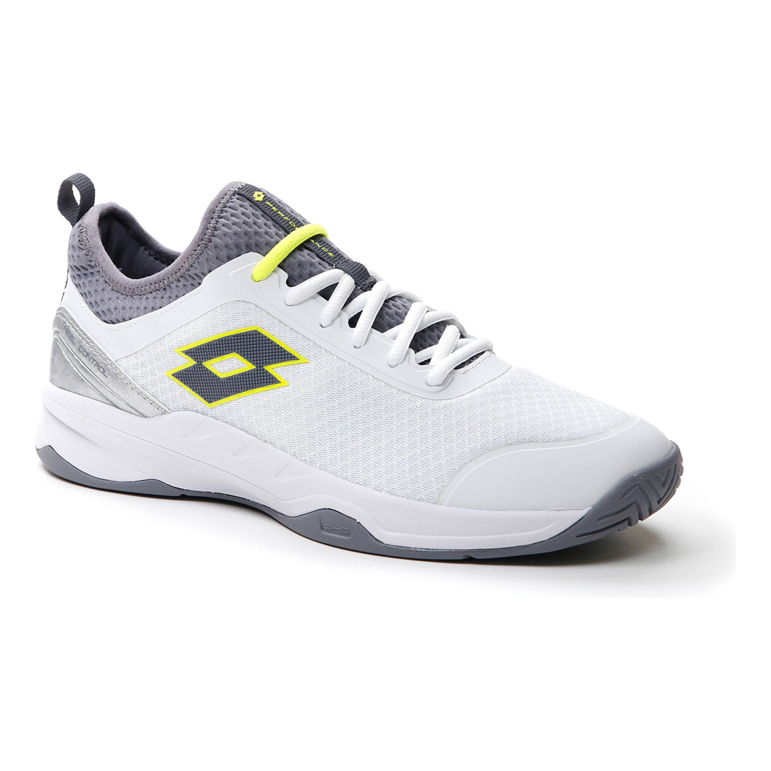 Buy Lotto MIRAGE 500 II ALR All Court Shoe Men White Silver online Tennis Point COM