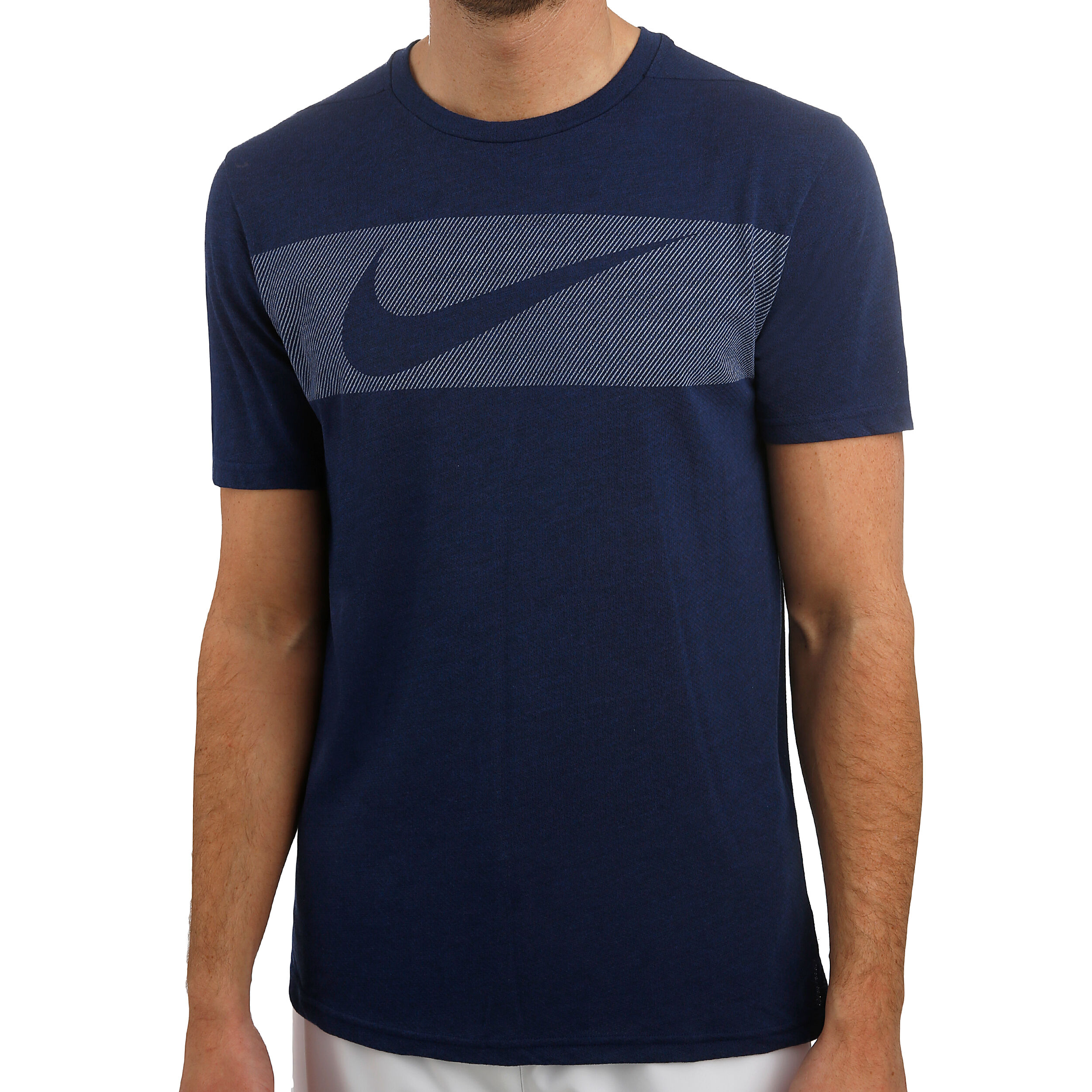 Buy Nike Dri Fit Breathe T Shirt Men Blue White online Tennis Point COM