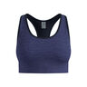 Seamless Medium Padded Sports Bras Women-Blue