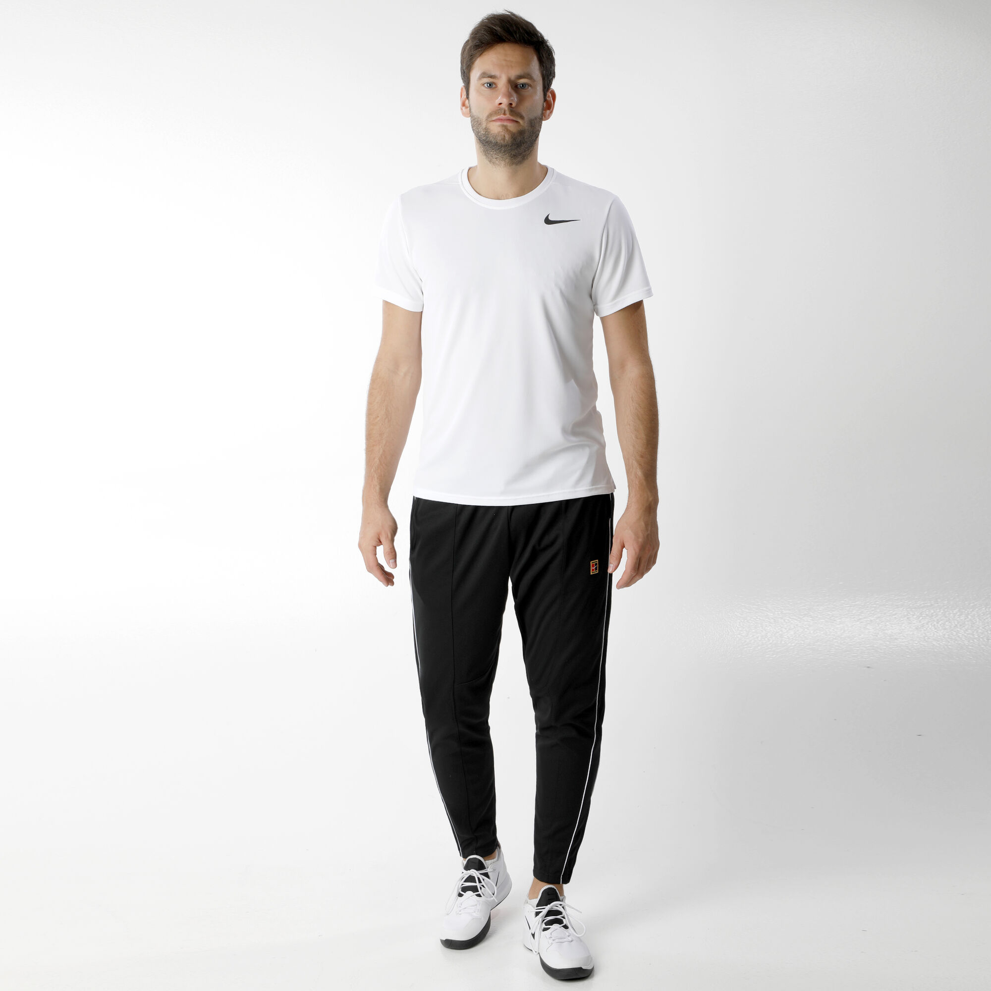 Labe ansiedad Sabio buy Nike Court Essential Training Pants Men - Black, White online | Tennis -Point
