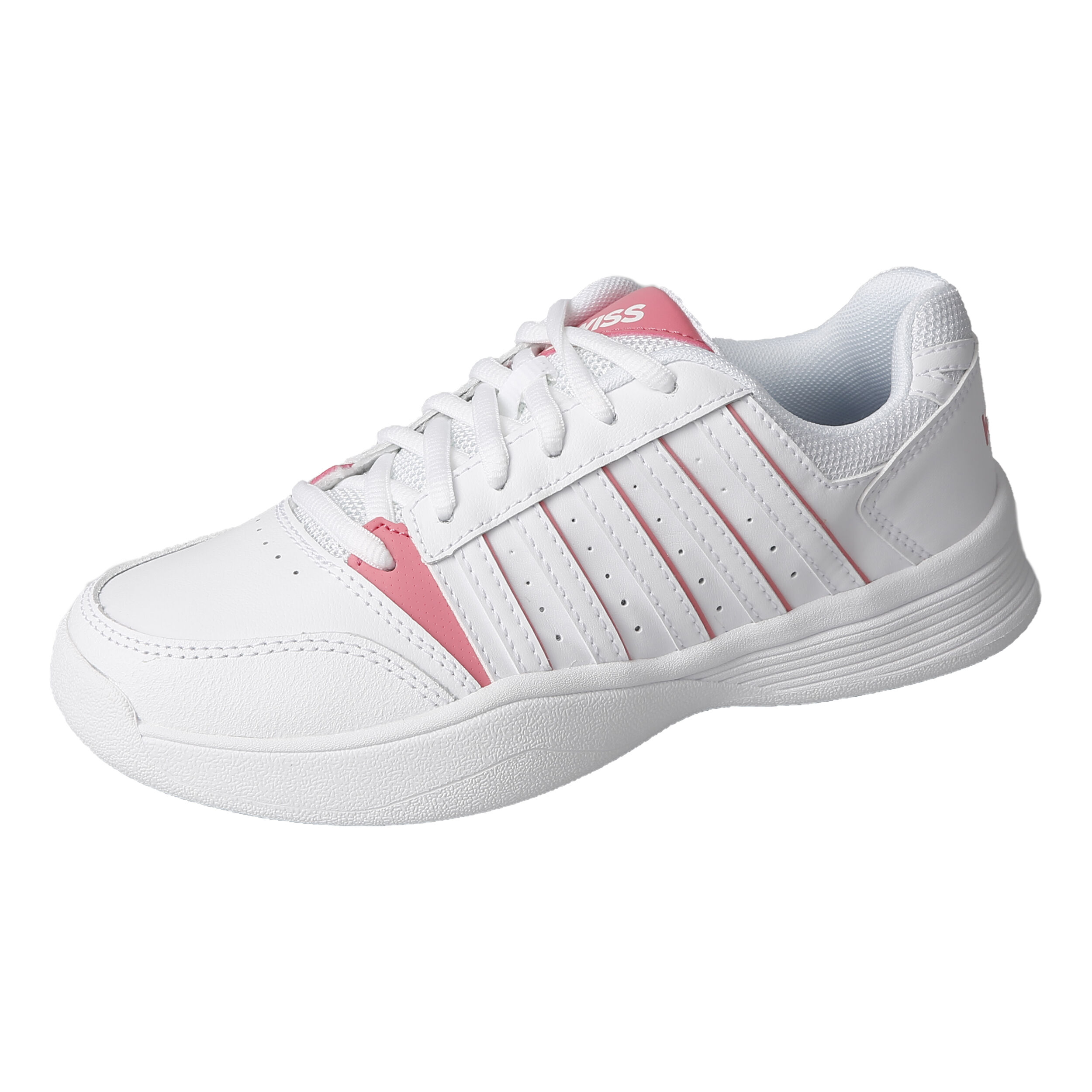 Court Smash Carpet Shoe Kids White Pink