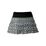 Diamond Grid Pleated Skirt