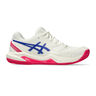 Gel-Dedicate 8 Clay Court Shoe Women-Cream,Dark Blue