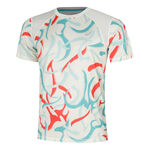 ASICS Clothing ASICS Road AOP Running shirt Men - cream, multicoloured