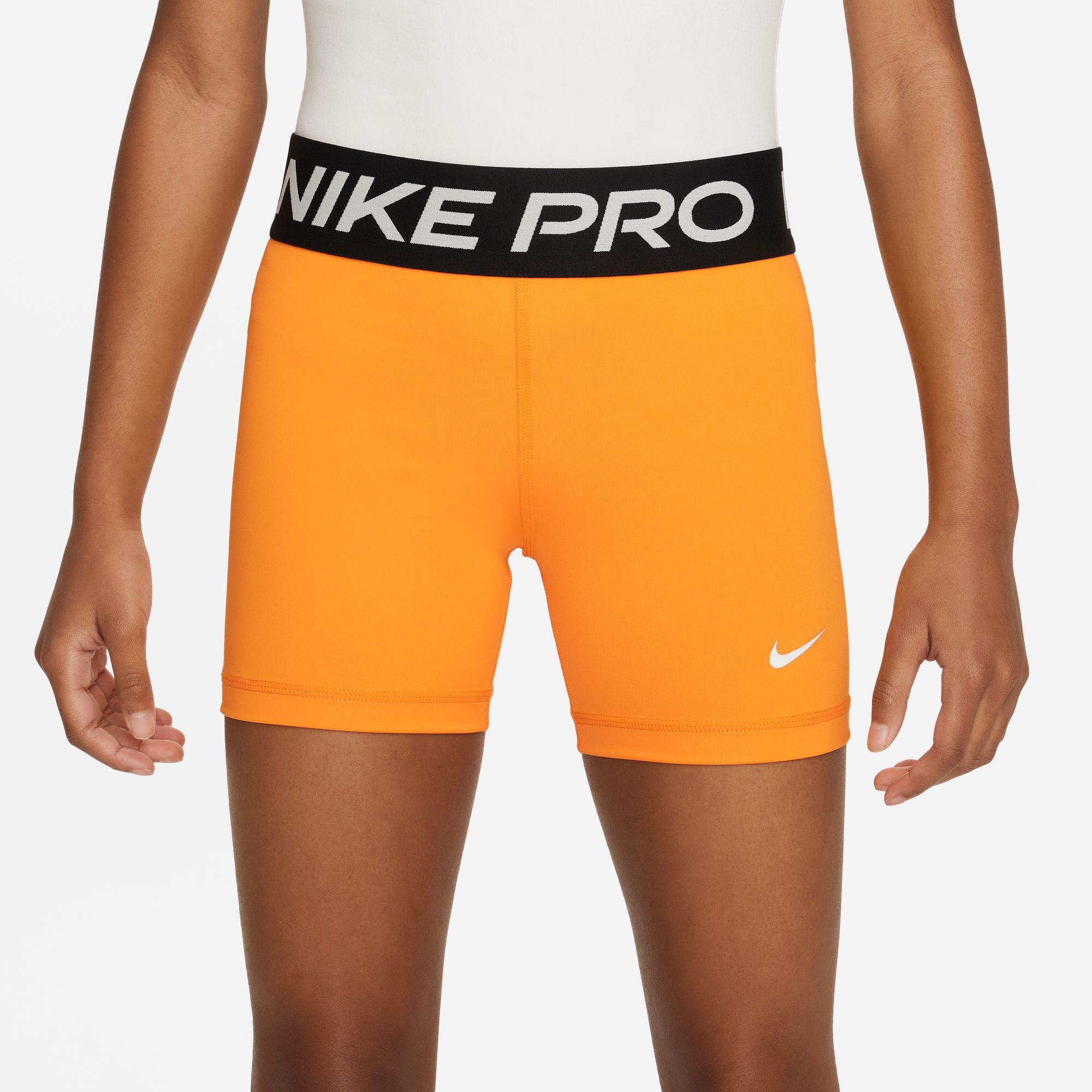 Orange nike pro cheap