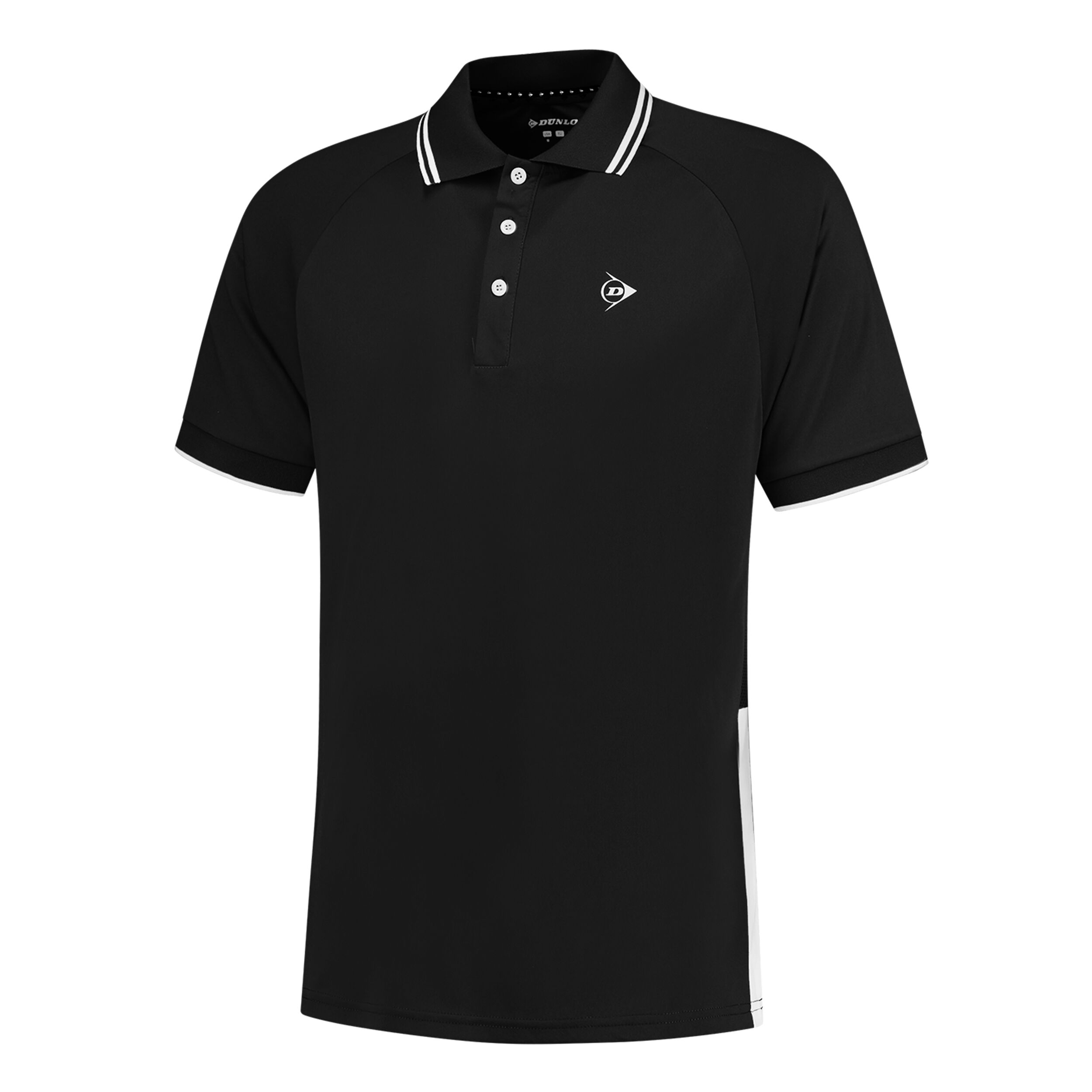 Buy Dunlop Polo Men Black, White online | Tennis Point COM